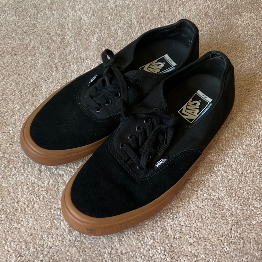 Black Suede Vans Skate Shoes Ultracush 11.5M